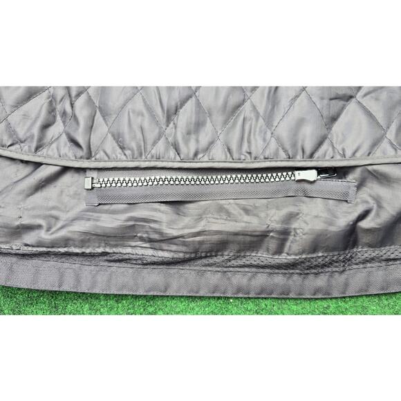 VTG Xelement Motorcycle Jacket Nylon Black Yellow PADDED Racing Men's Size XXL - Picture 11 of 13